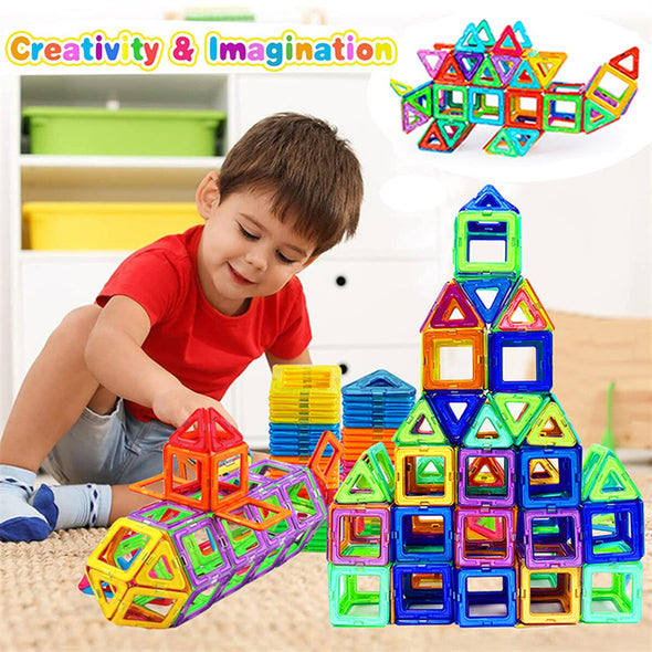 Kids Magnetic Building Blocks DIY Magnets Toys